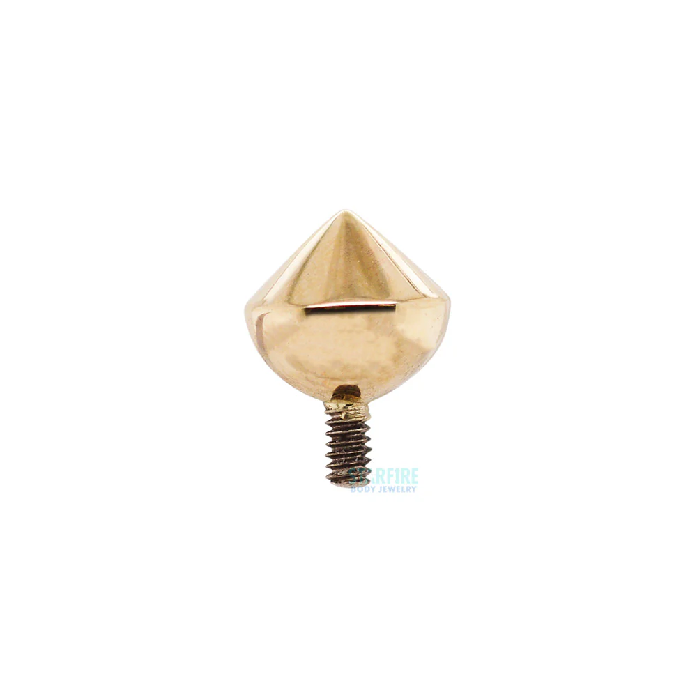 Ball Spike Threaded End in Gold & Platinum
