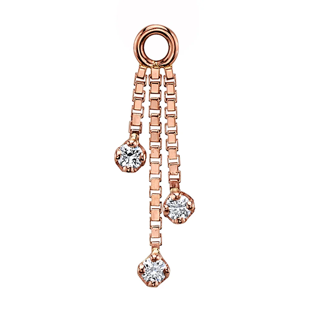 "Be My Druidess" Chain Charm in Gold with DIAMONDS - Image 3