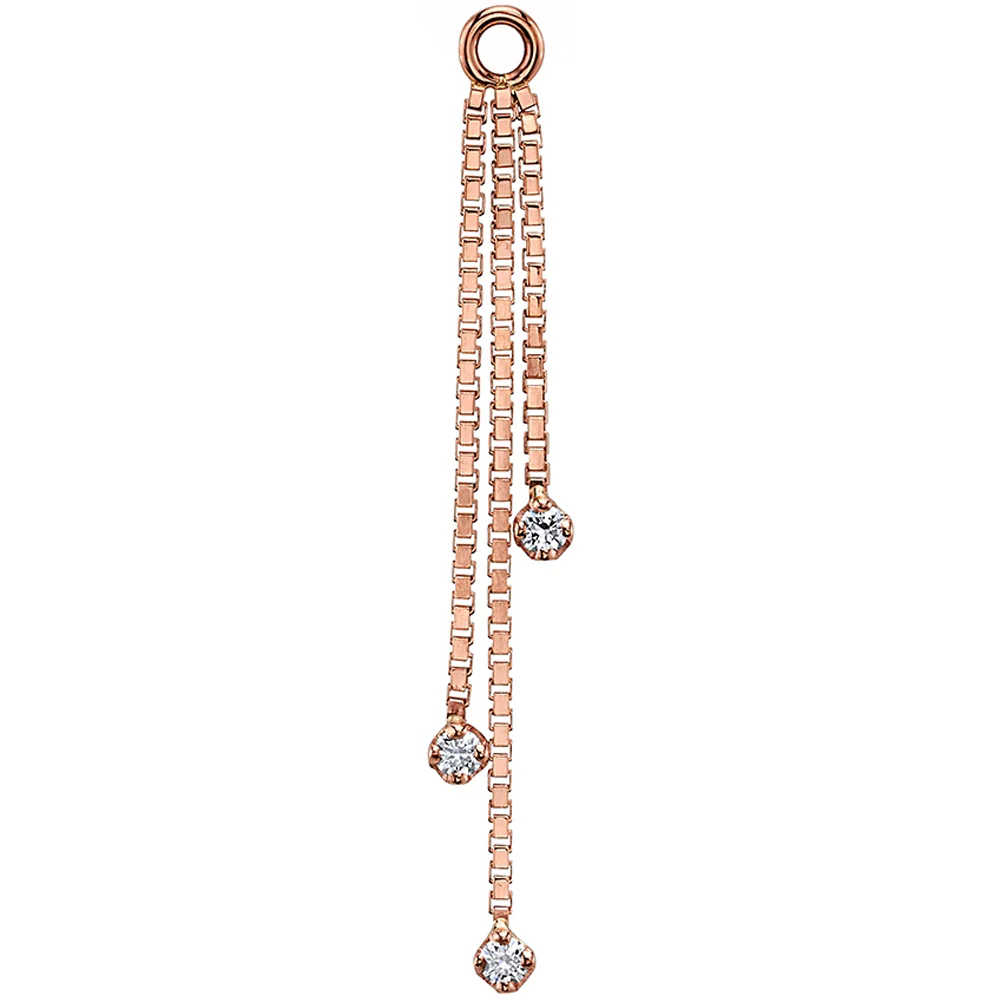 "Be My Druidess" Chain Charm in Gold with DIAMONDS - Image 5