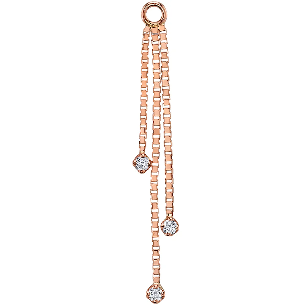 "Be My Druidess" Chain Charm in Gold with DIAMONDS - Image 4