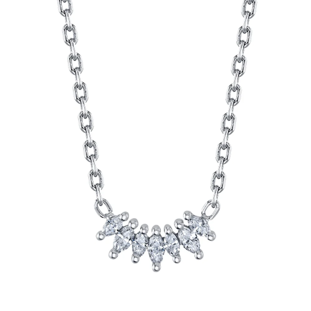 "Athena" Necklace in Gold with DIAMONDS - Image 2