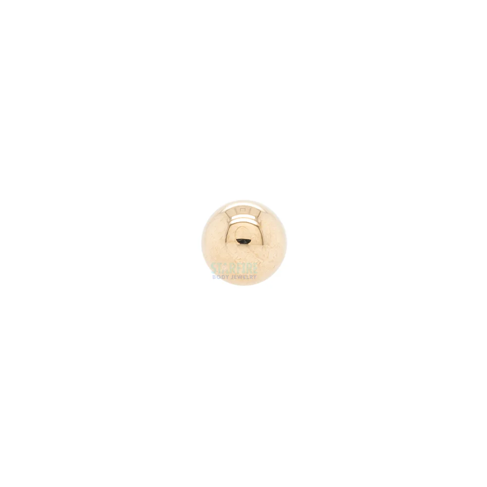 Bead Nostril Screw in Gold & Platinum - Image 3
