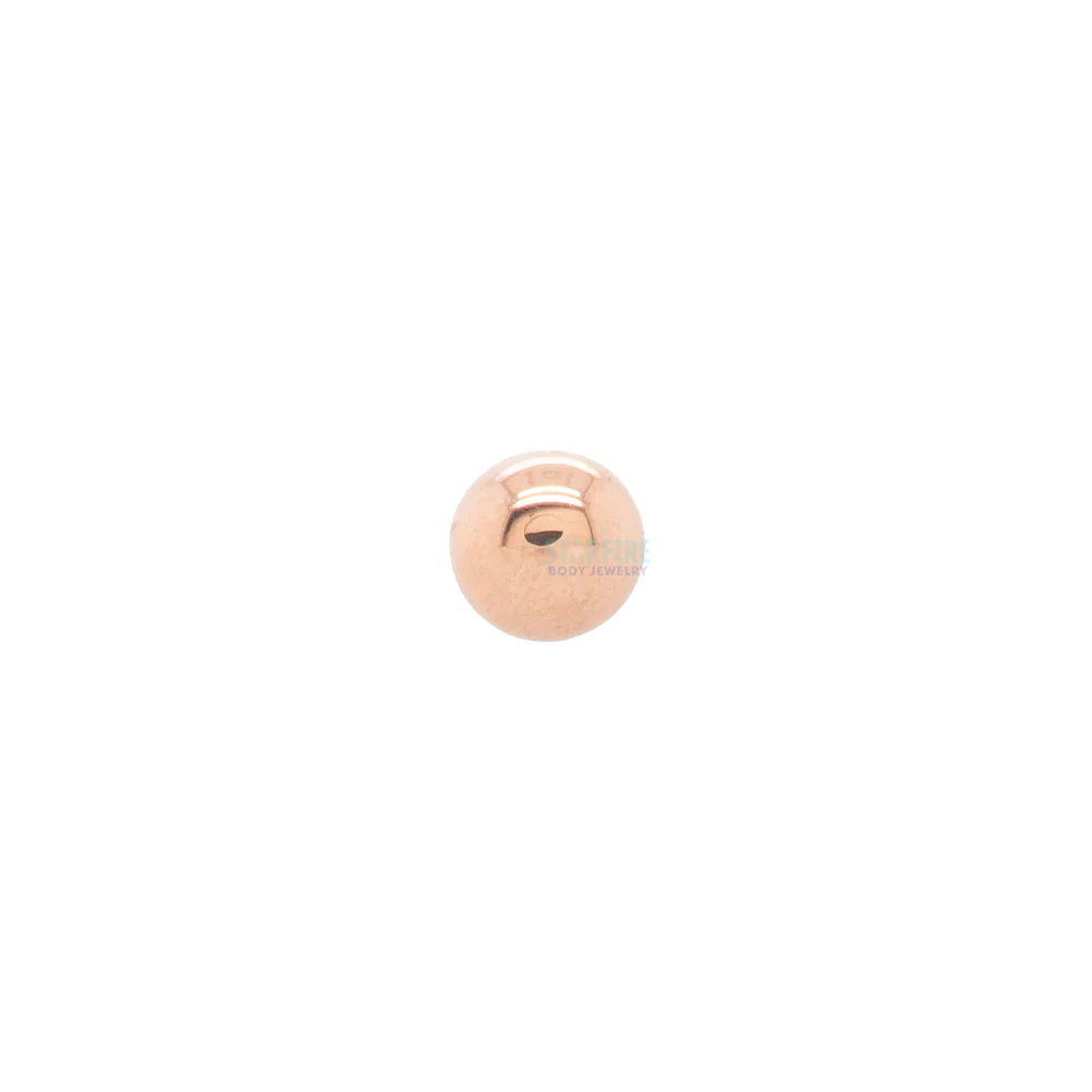 Bead Nostril Screw in Gold & Platinum - Image 4