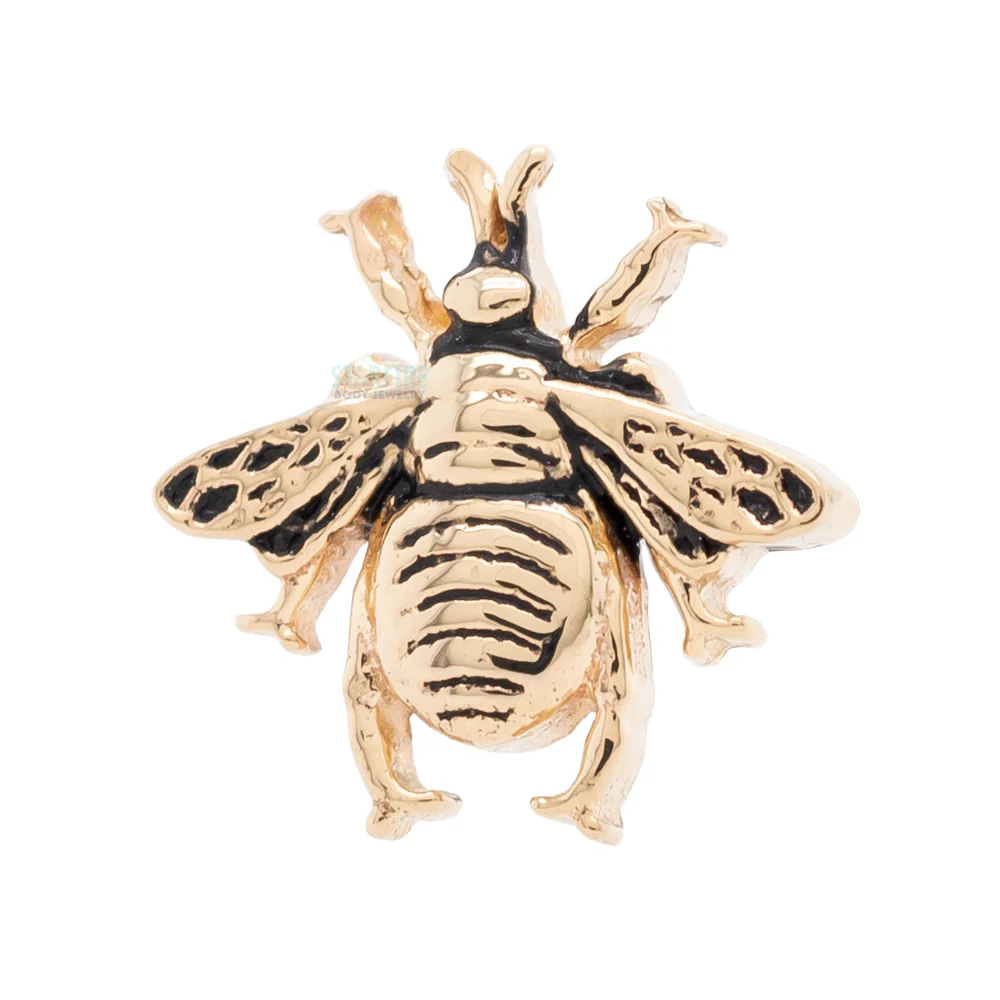 Bumblebee ( Antiqued Finish ) Threaded End in Gold