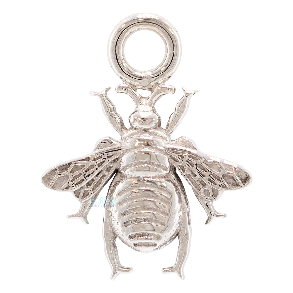 Bumblebee Charm in Gold & Platinum - Image 3