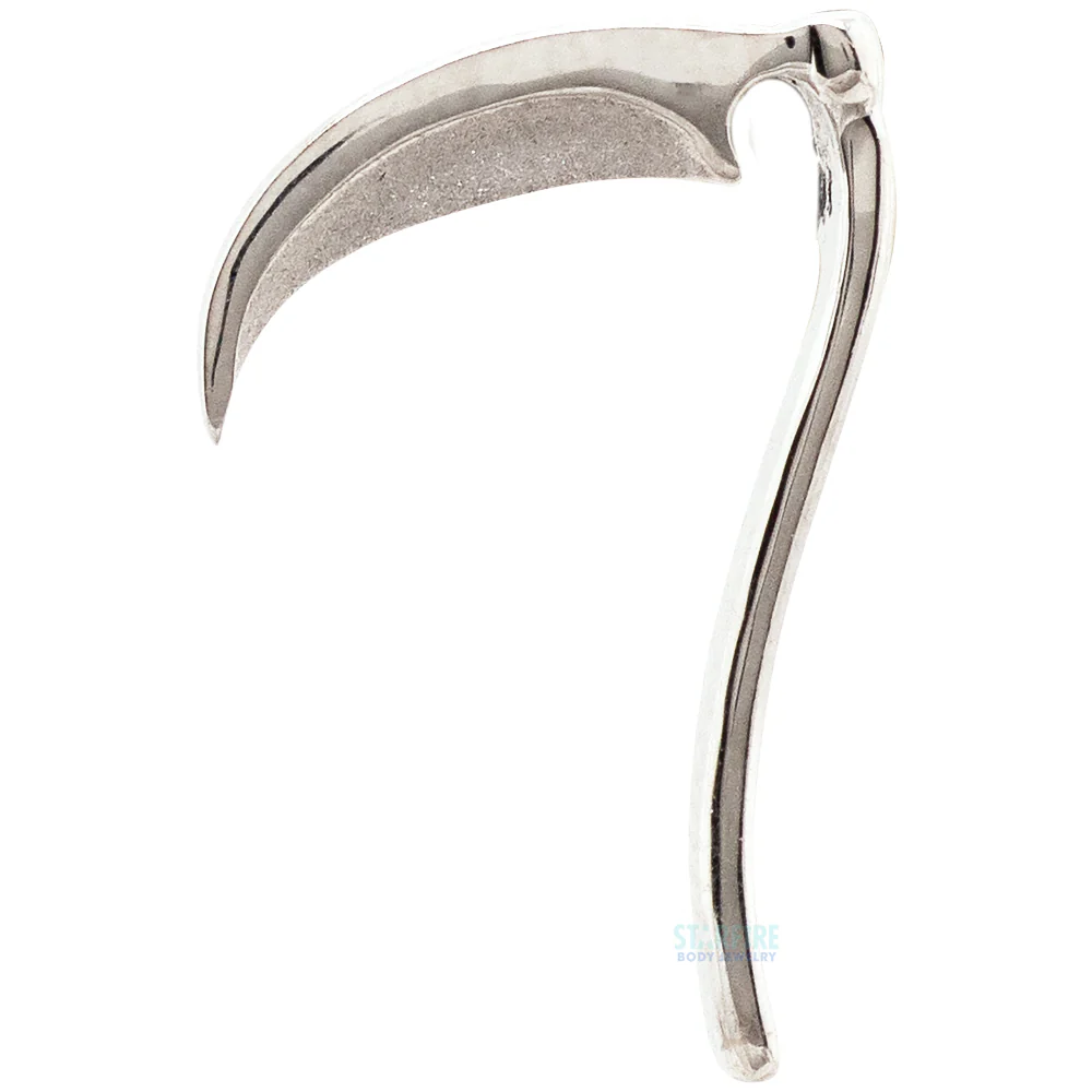 Scythe Threaded End in Gold & Platinum - Image 3