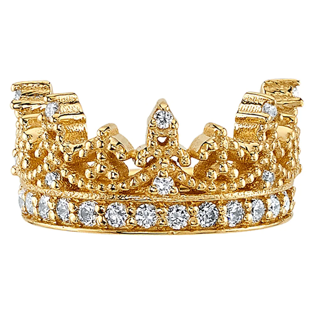 "Dress You Up" Hinge Ring in Gold with DIAMONDS - Image 2