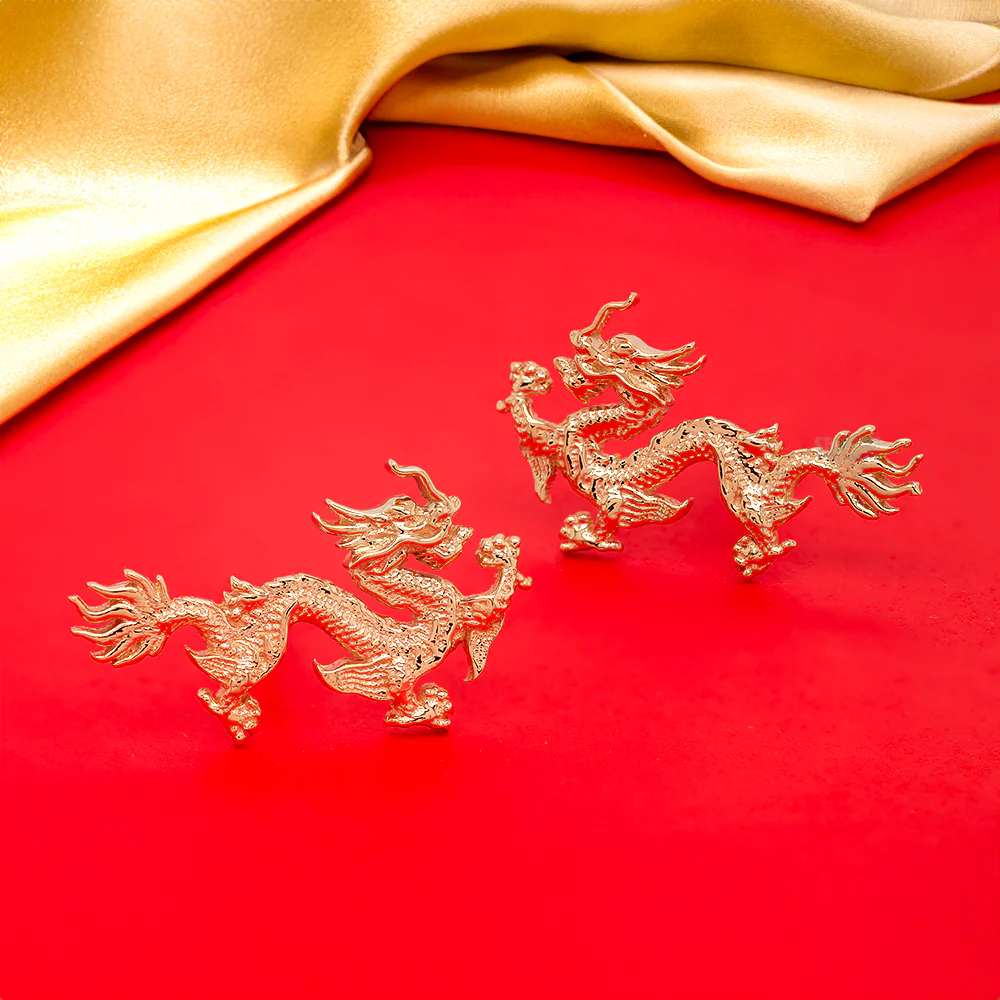 "Fei Long" Threaded End in Gold & Platinum - Image 2