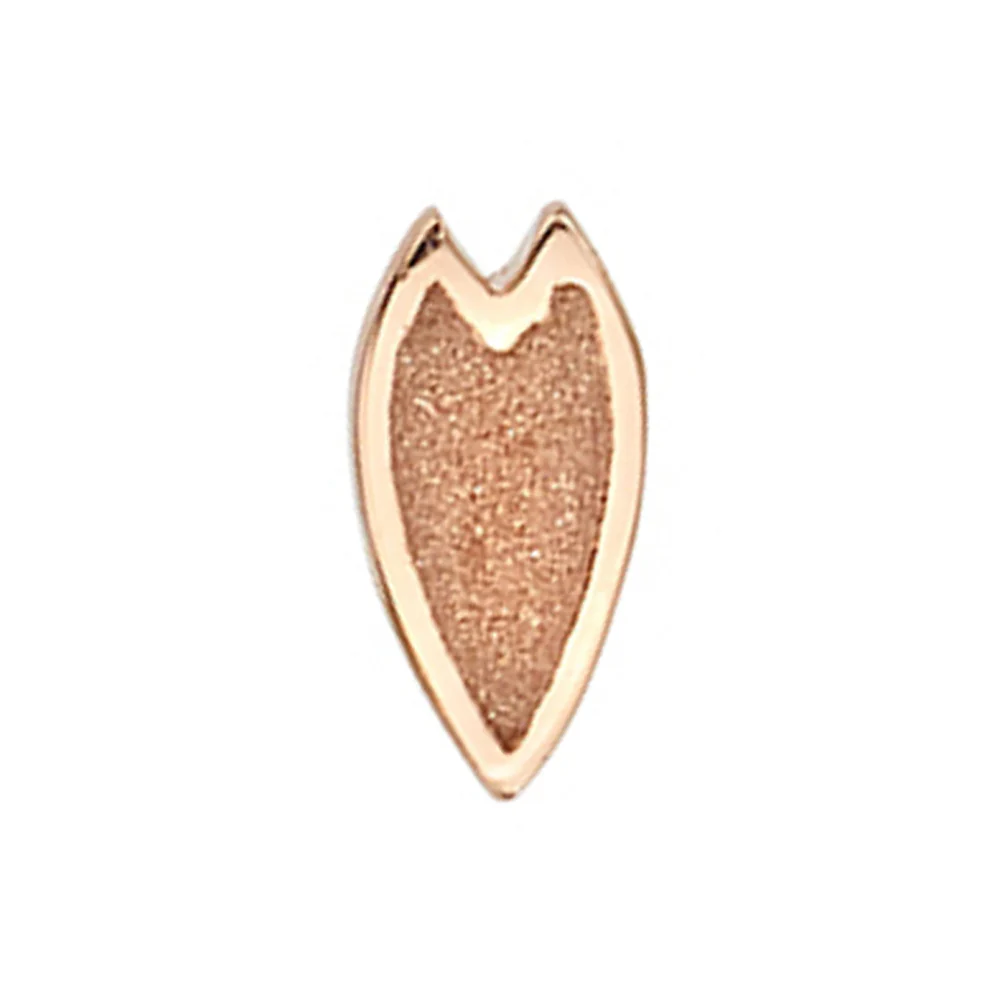 "Gate Bridge Cherry Blossom Petal" Threaded End in Gold - Image 4