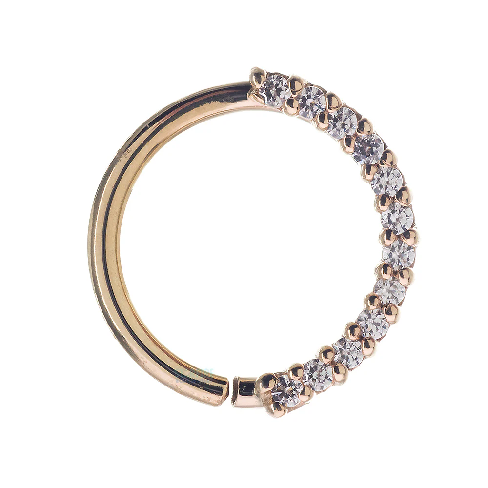 Gem "Oaktier" Seam Ring in Gold with DIAMONDS - Image 2
