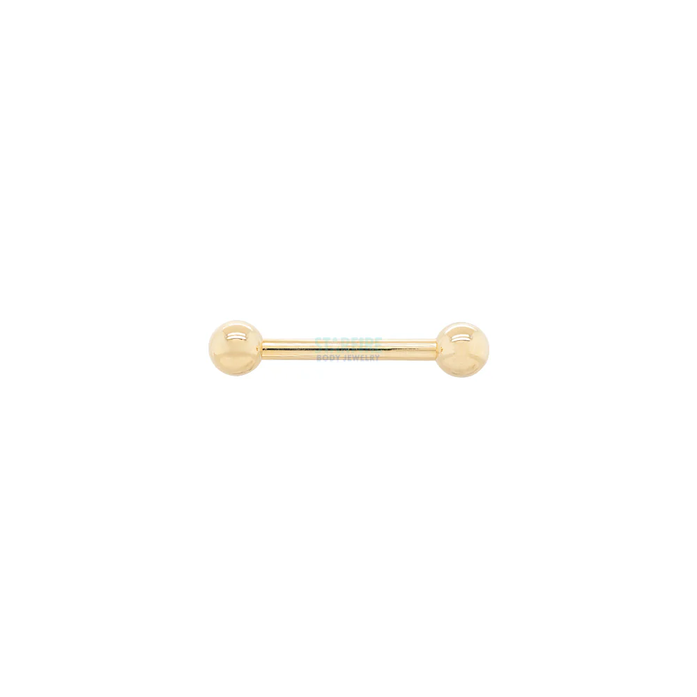 Gold Straight Barbell - Image 2