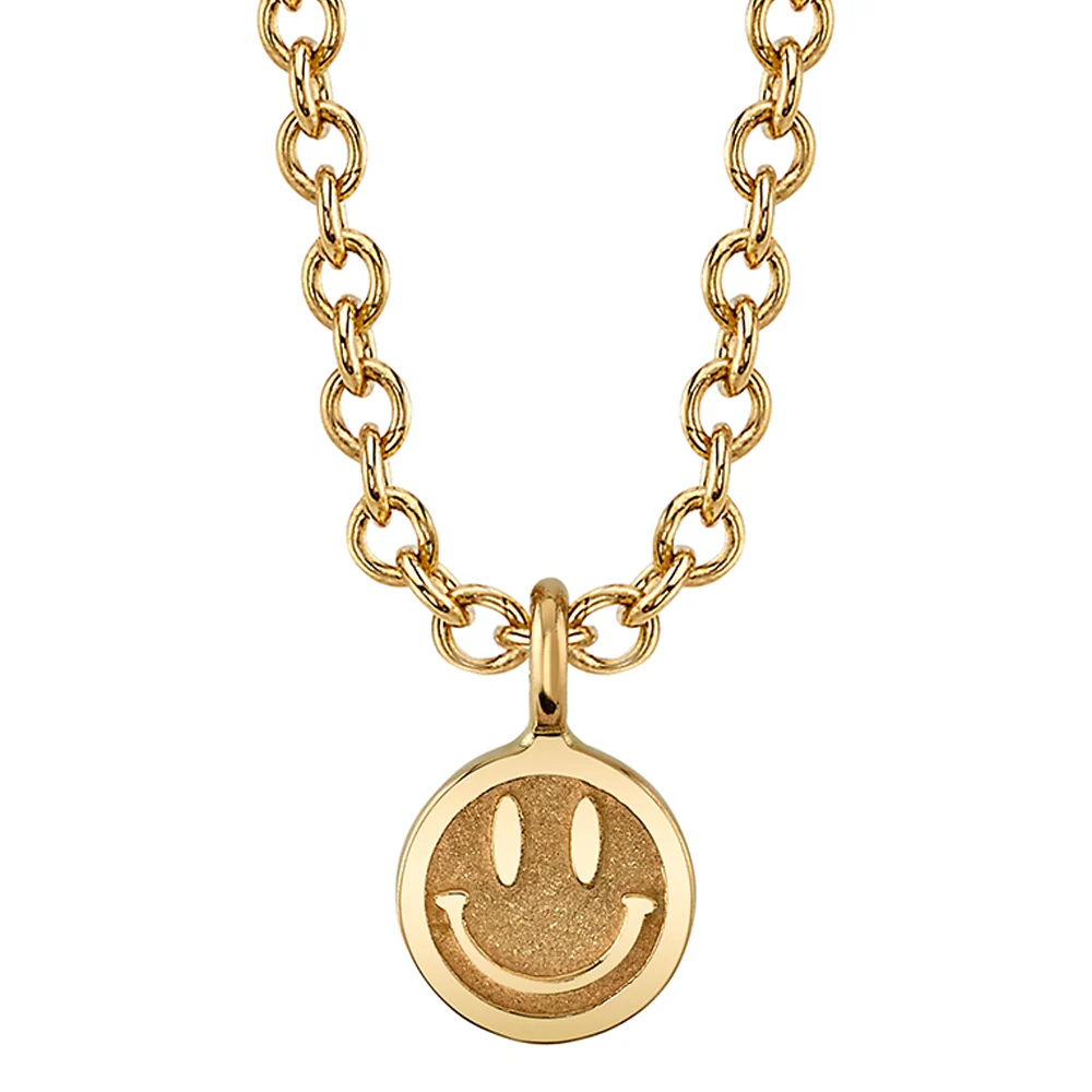 "Have a Nice Day" Necklace in Gold - Image 2