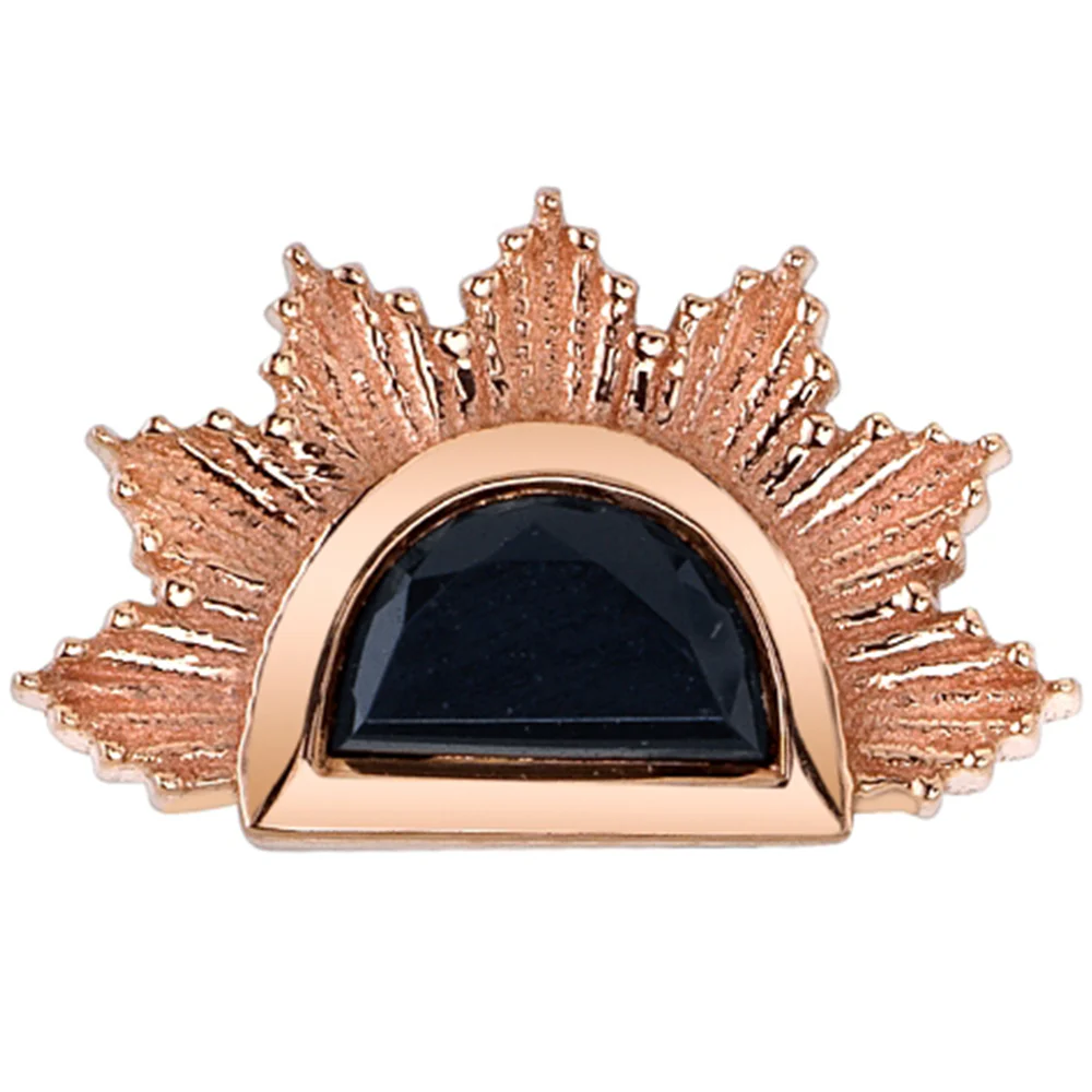 "Himalia" Threaded End in Gold with Onyx - Image 2