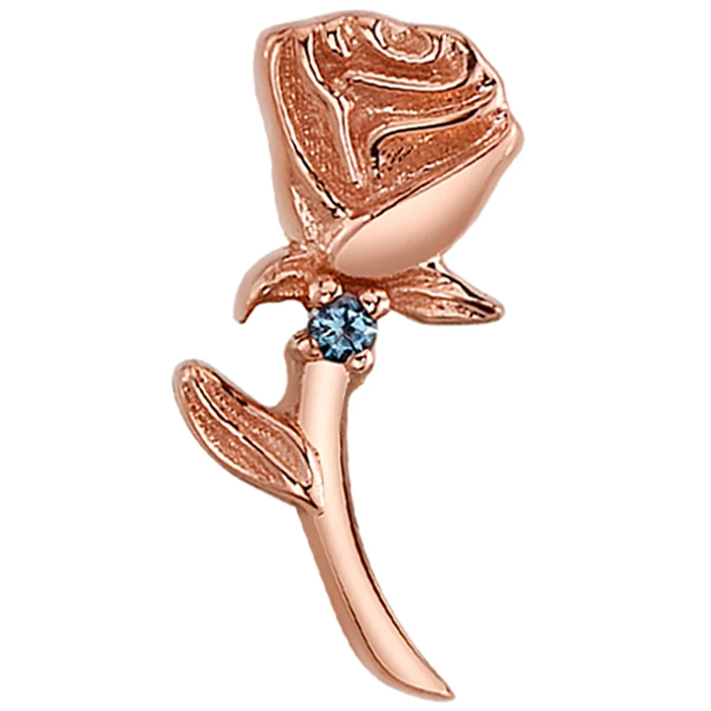 "Jess Rose" Threaded End in Gold with London Blue Topaz - Image 2