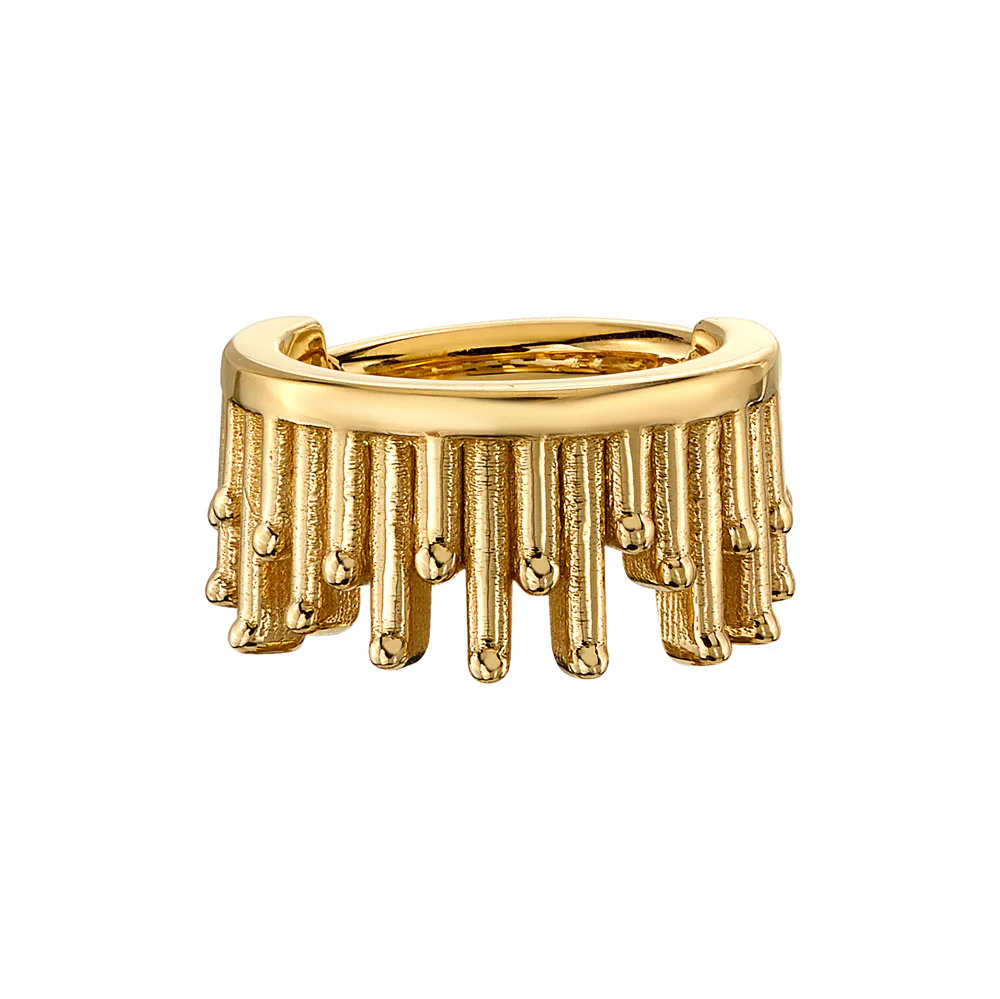 "Live to Tell" Hinge Ring in Gold - Image 3