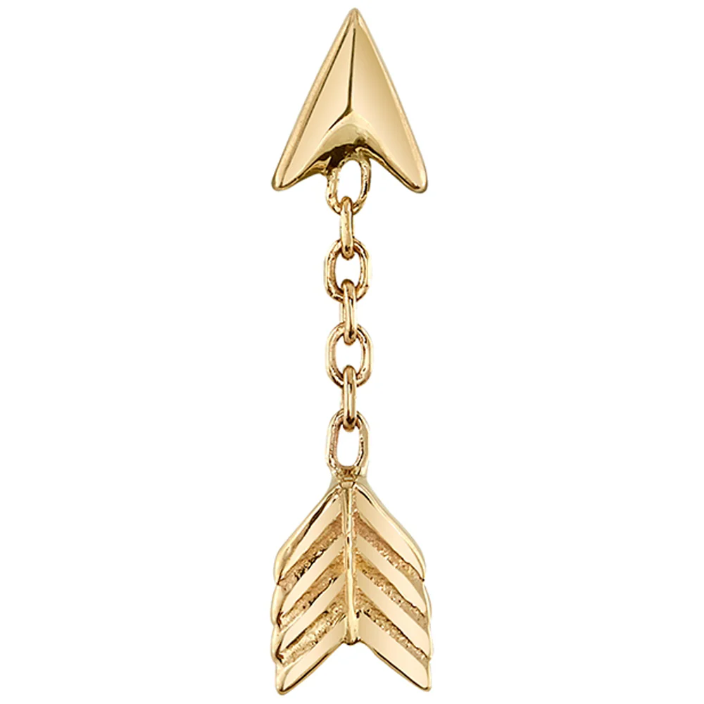 "Love Struck" Threaded End in Gold - Image 2