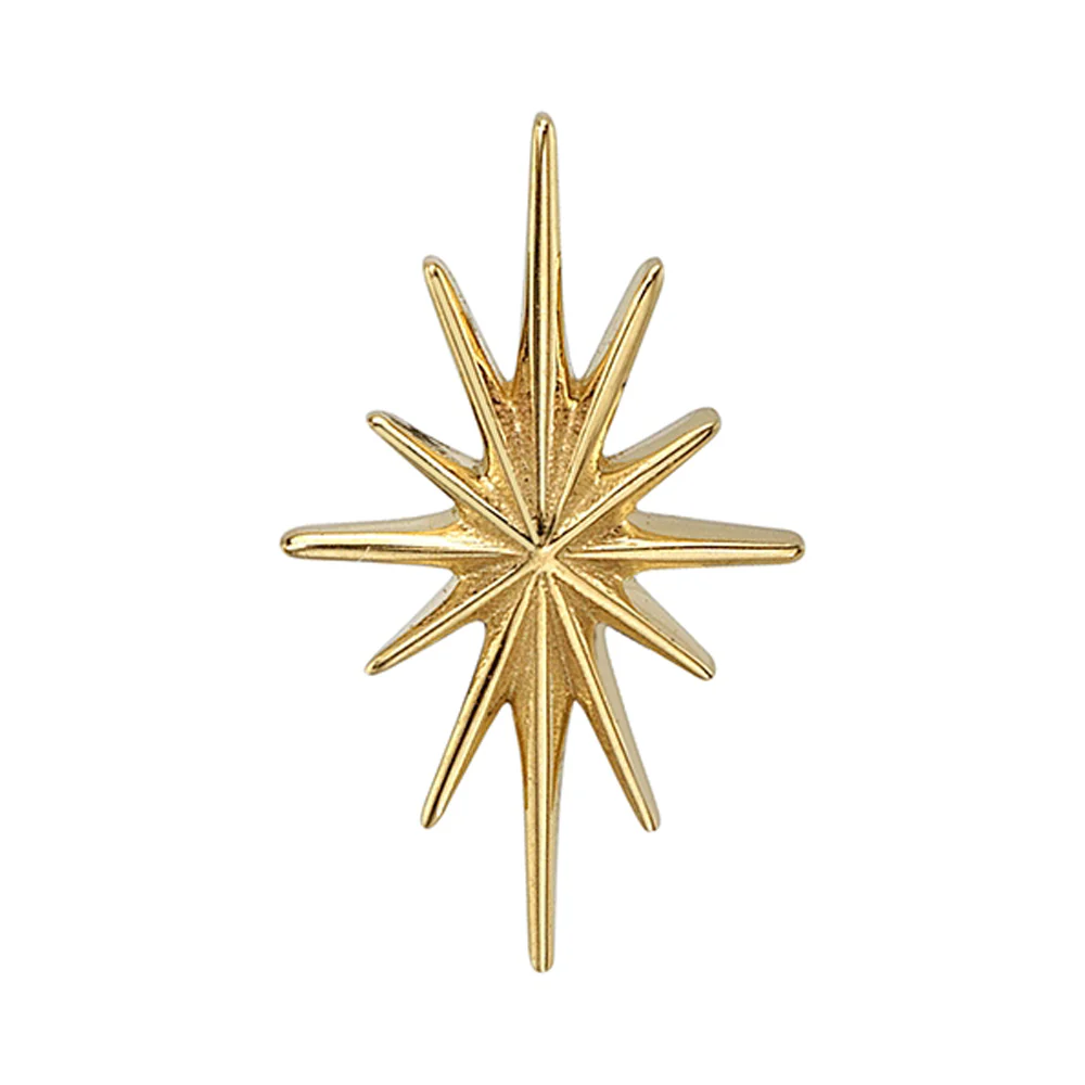 "North Starlet" Threaded End in Gold & Platinum