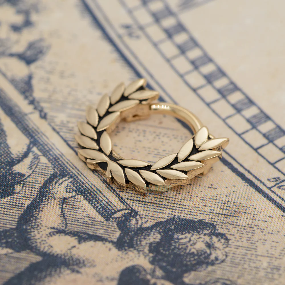 "Olympus" Hinge Ring in Gold & Platinum - Image 2