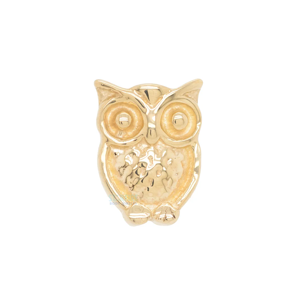 "Owl Pacino" Threaded End in Gold - Image 2