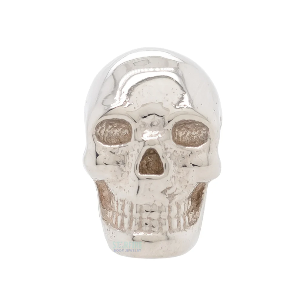 Skull Threaded End in Gold - Image 3