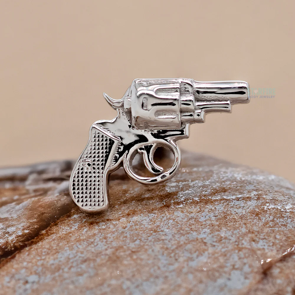 Snub Gun Threaded End in Gold - Image 2