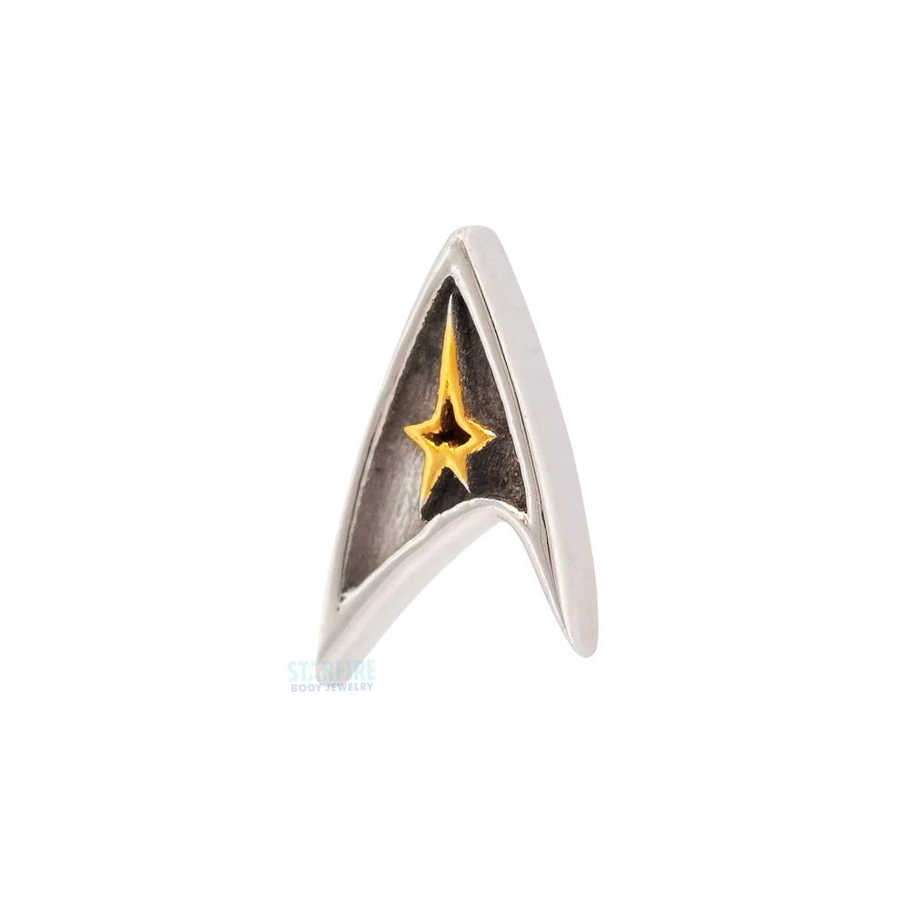 "Space Geezer" Threaded End in Gold