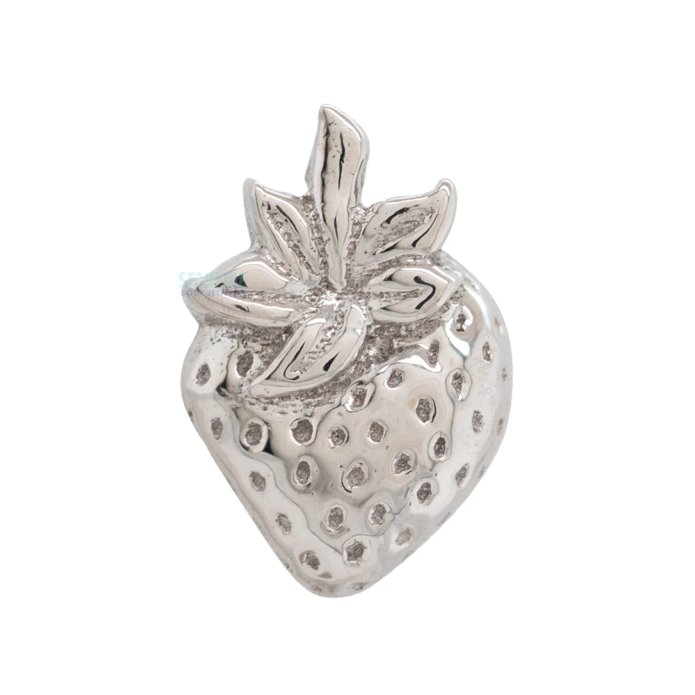 Strawberry Threaded End in Gold & Platinum - Image 4