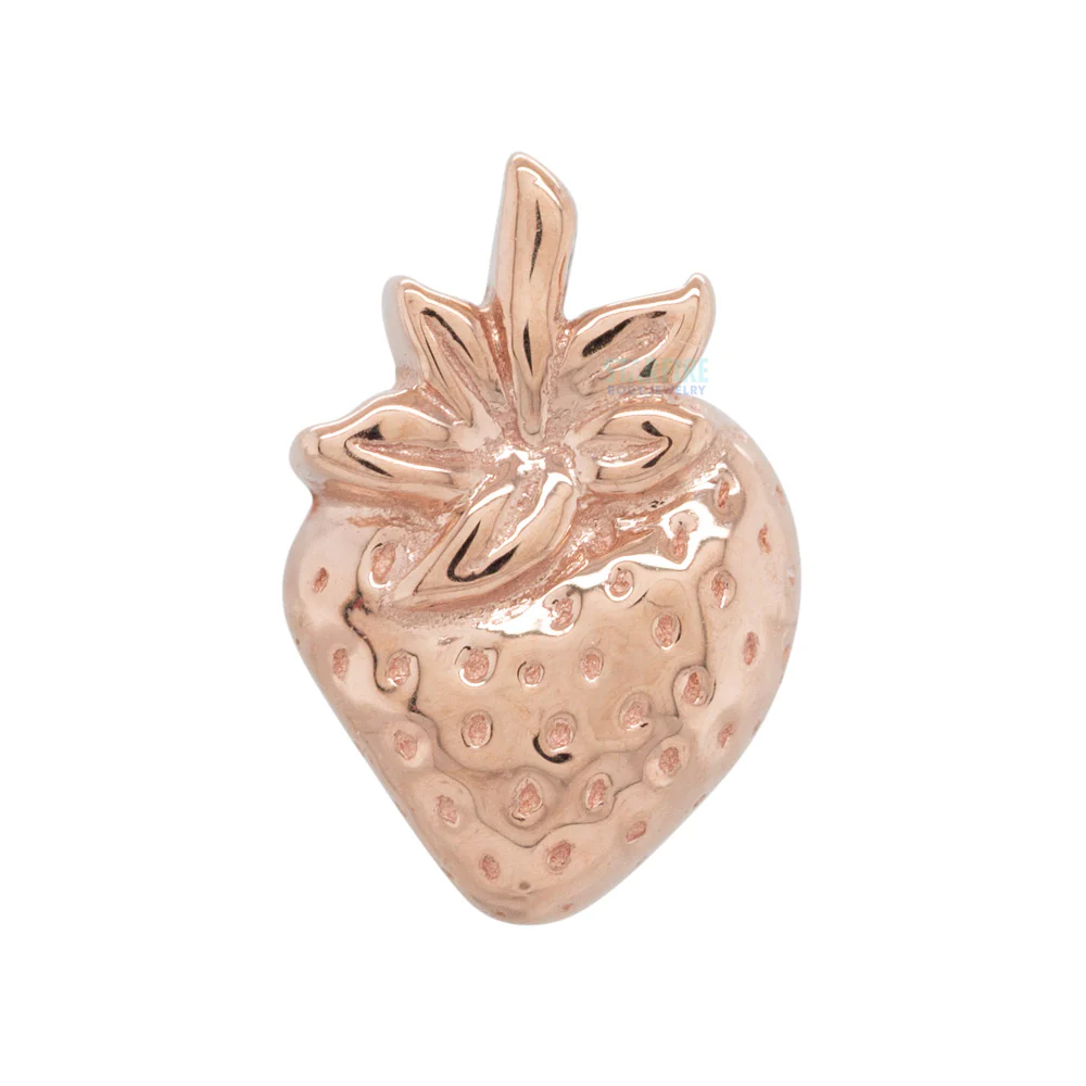 Strawberry Threaded End in Gold & Platinum - Image 5