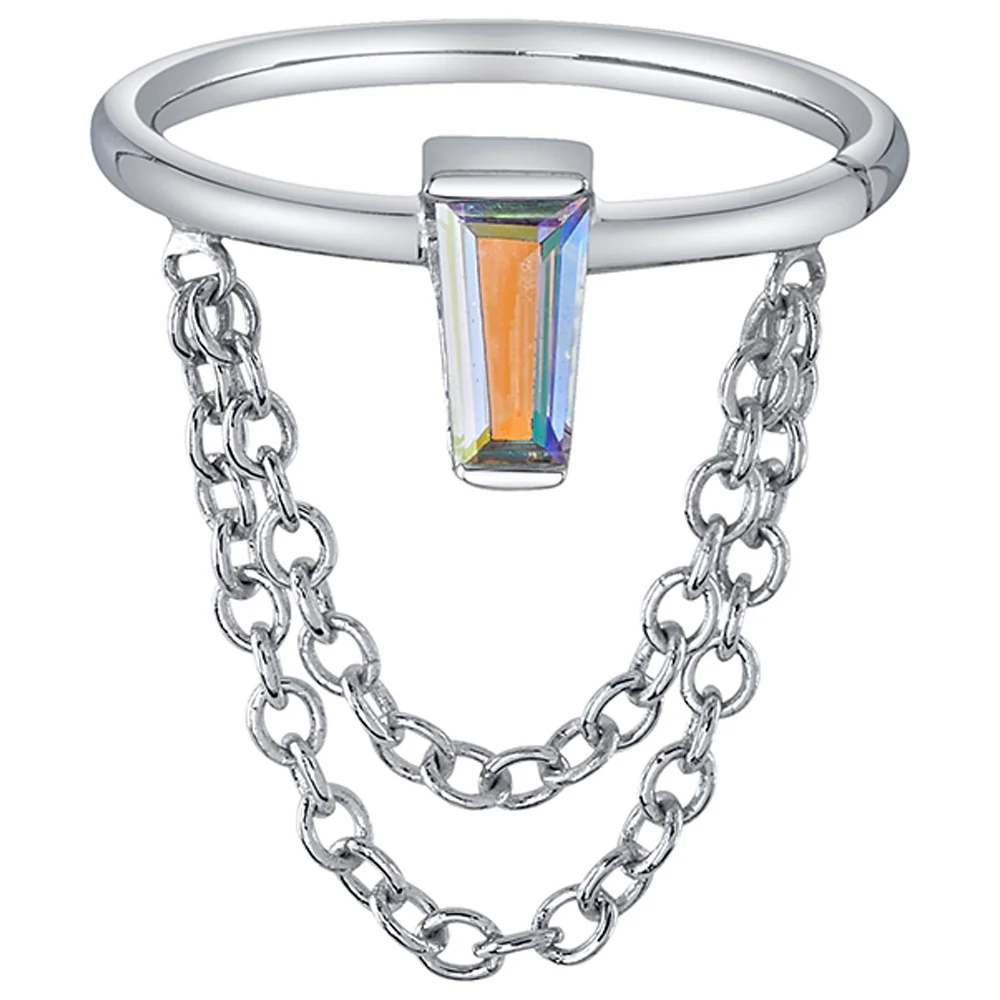 "Sunday!" Seam Ring in Gold with Mercury Mist Topaz - Image 2