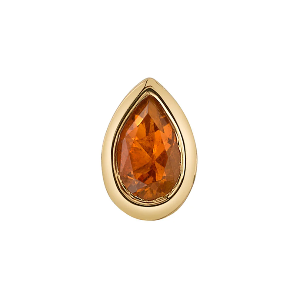 threadless: Anastasia Topaz Pear in Bezel Pin in Gold - Image 2