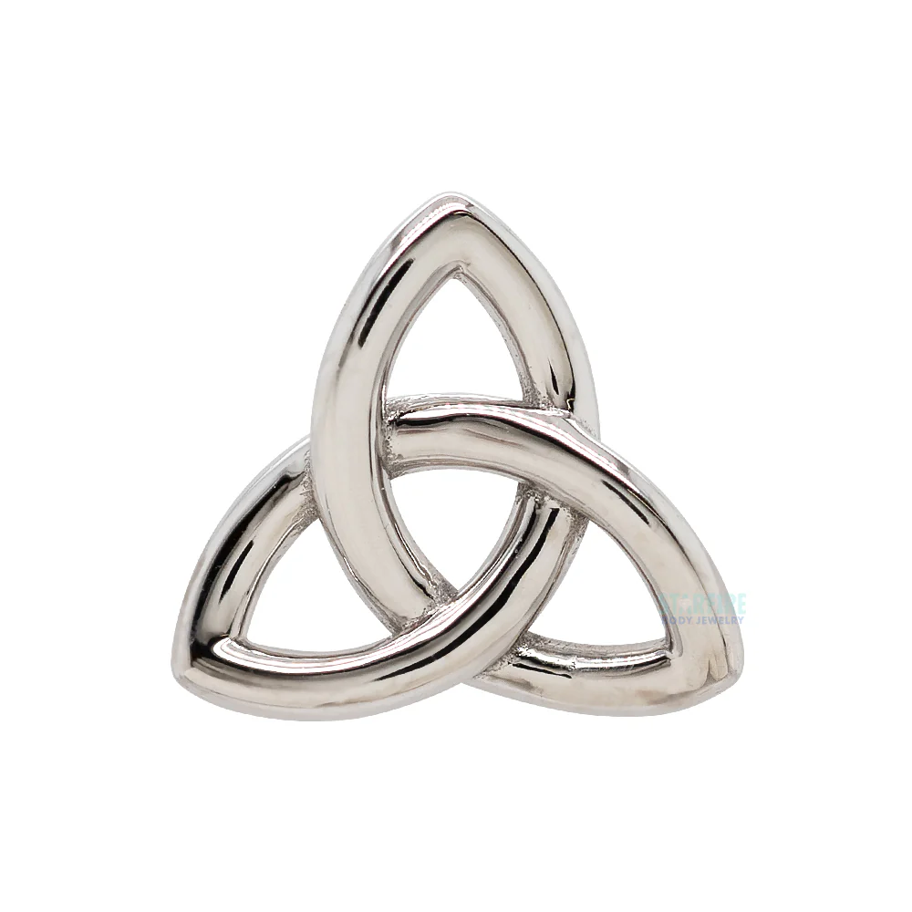 threadless: Celtic Knot Pin in Gold & Platinum - Image 3