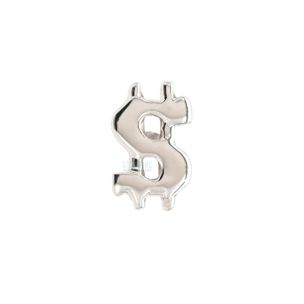 threadless: Dollar Symbol Pin in Gold - Image 2
