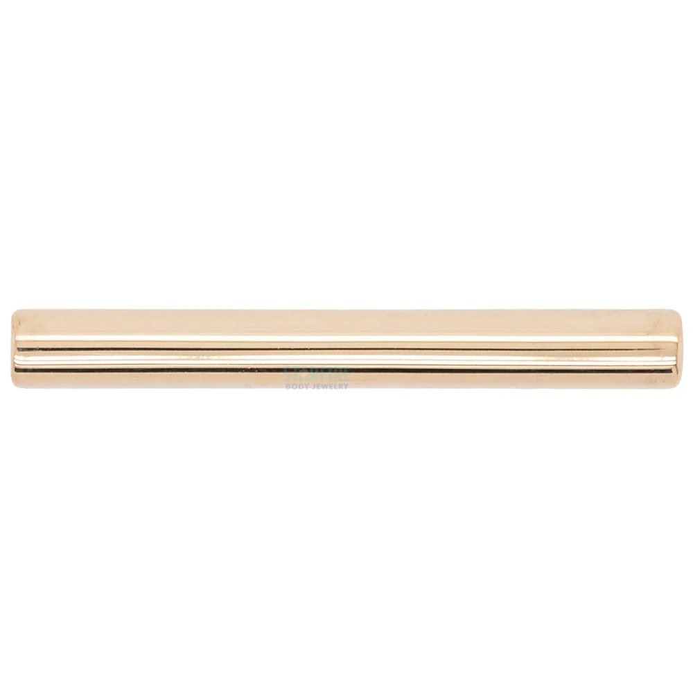 threadless: Gold Straight Barbell Shaft - Image 4