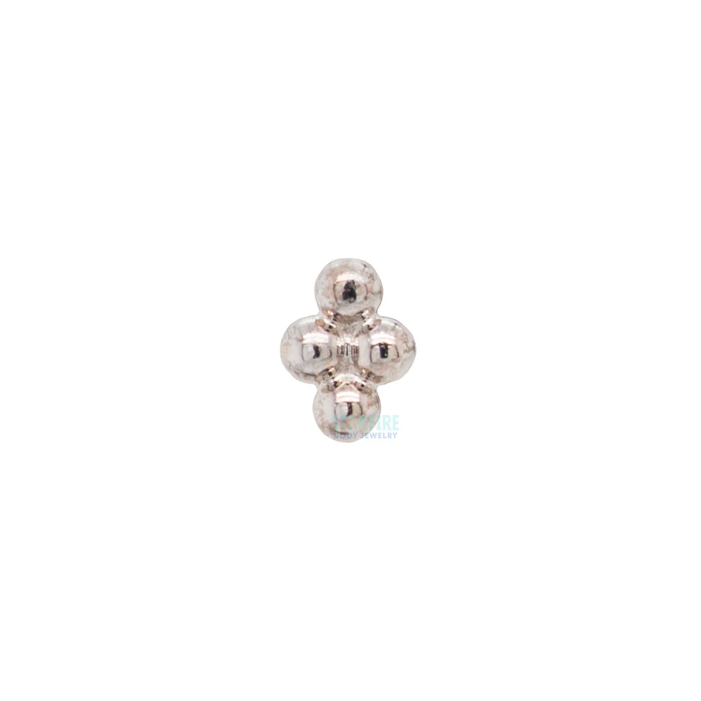 threadless: Quad Bead Cluster Pin in Gold - Image 4
