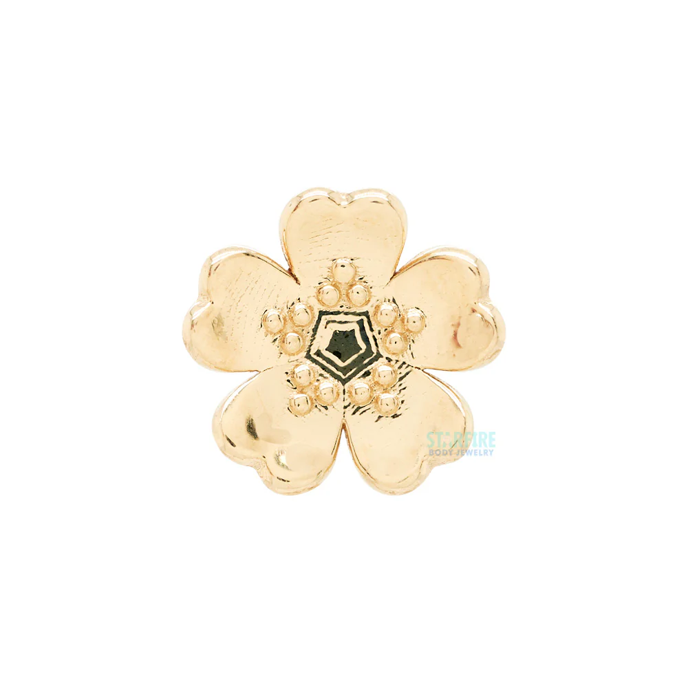 threadless: Simple Daisy Pin in Gold - Image 4
