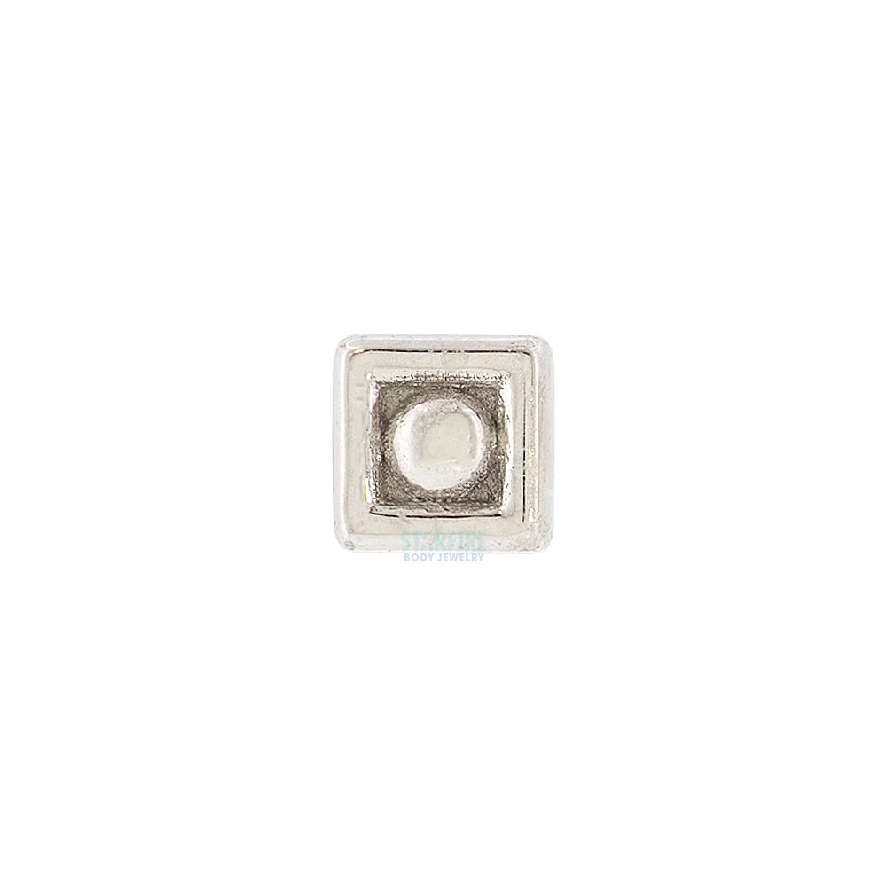 threadless: Square Dot Pin in Gold & Platinum - Image 3