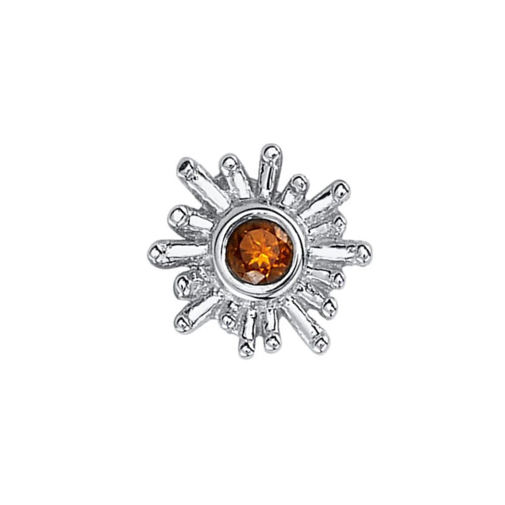 threadless: "Sunray" Pin in Gold with Anastasia Topaz - Image 2