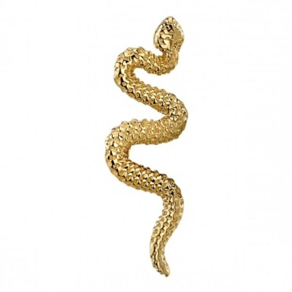 threadless: Tiny Delicate Snake End in Gold - Image 2