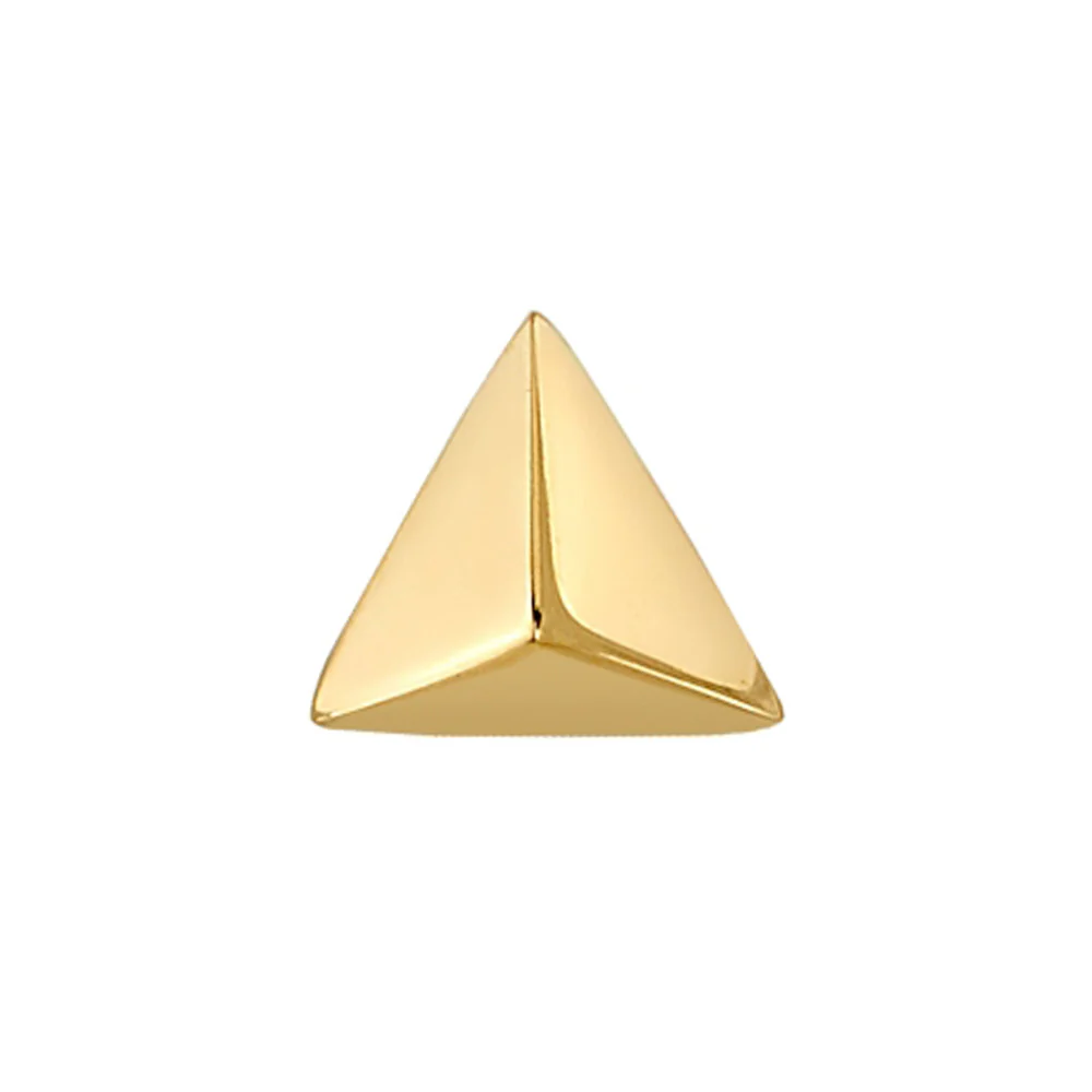 threadless: "Triad" Pin in Gold & Platinum - Image 2