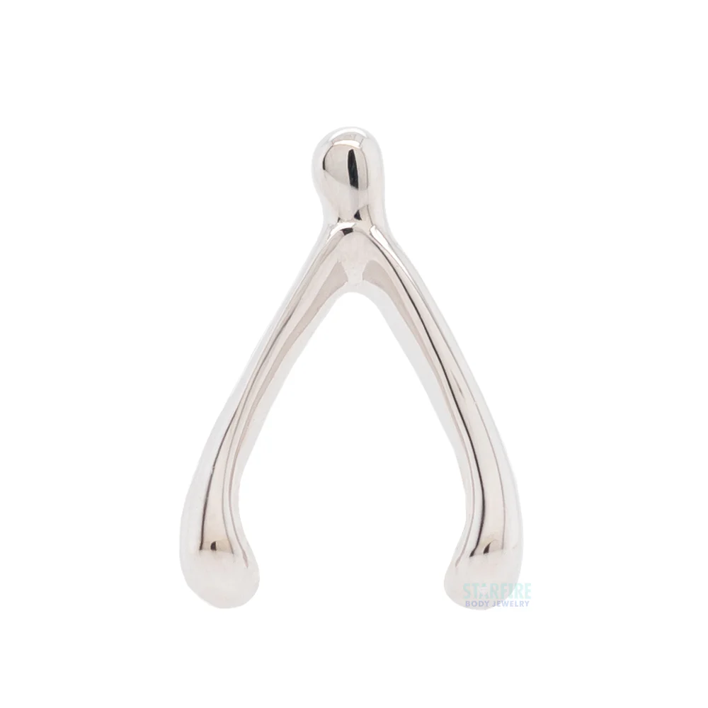 threadless: Wishbone Pin in Gold & Platinum - Image 4