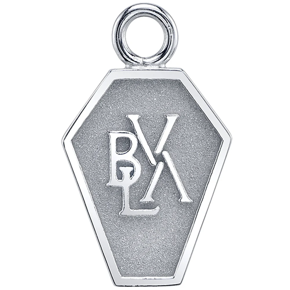 "'Til Death" Charm in Gold & Platinum