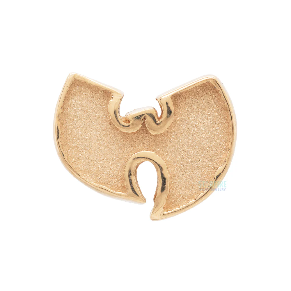 Wu-Tang Clan Logo Threaded End in Gold - Image 3