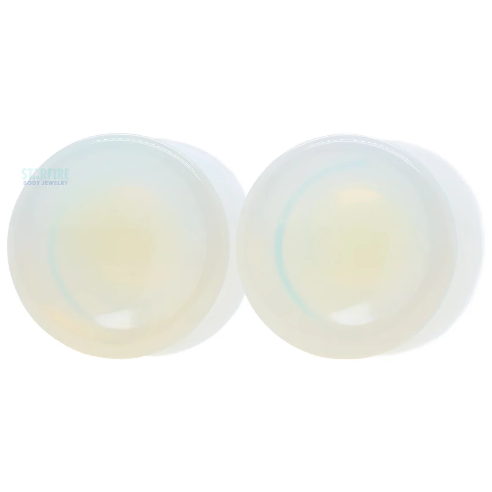 Concave Stone Plugs - Opalite - Image 2