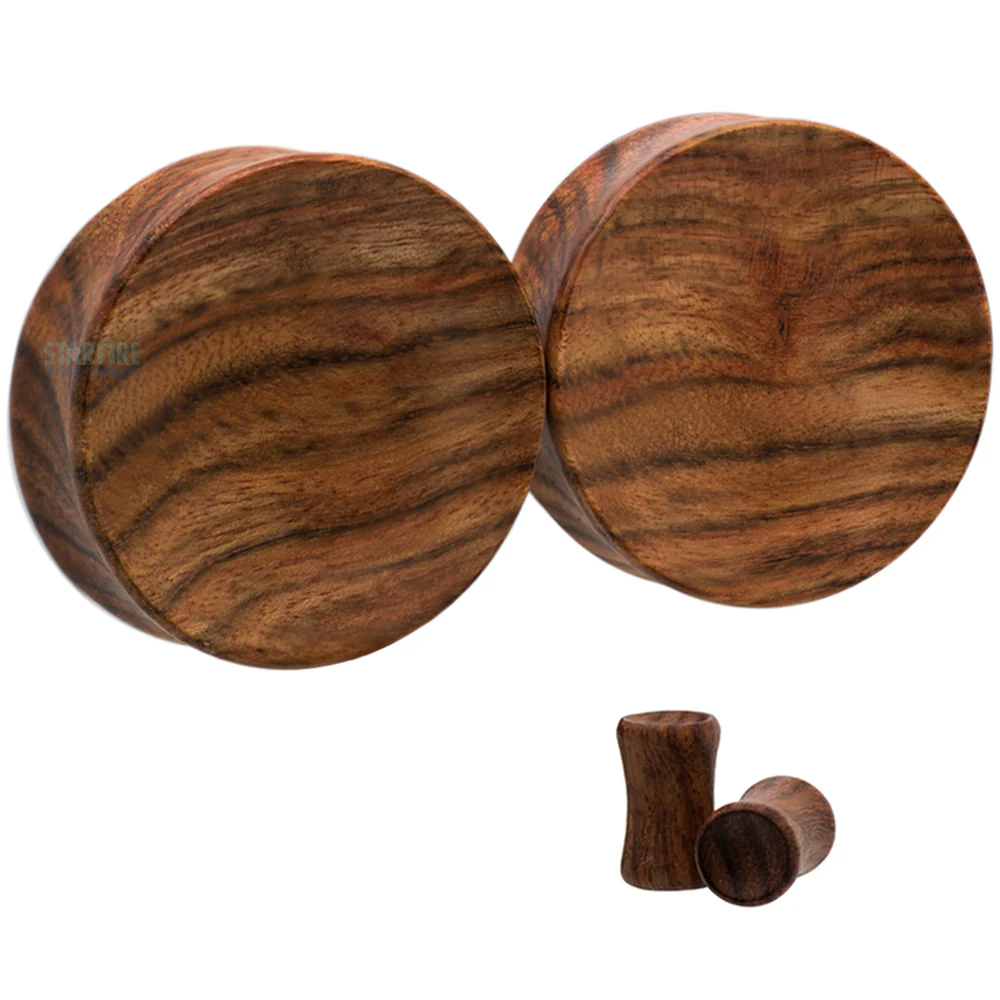 Concave Wood Plugs