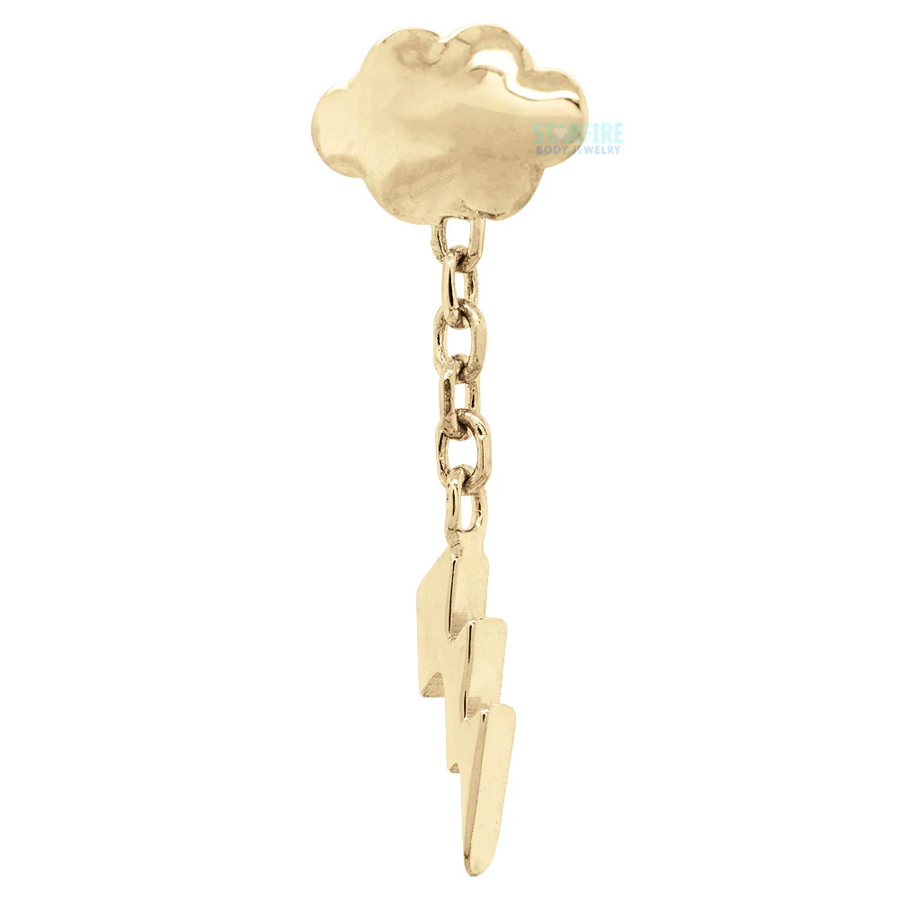 Cumulus 9 Dangle Threaded End in Gold - Image 3