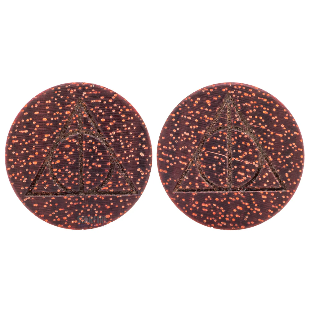 "Deathly Hallows" Wood Plugs - Image 2