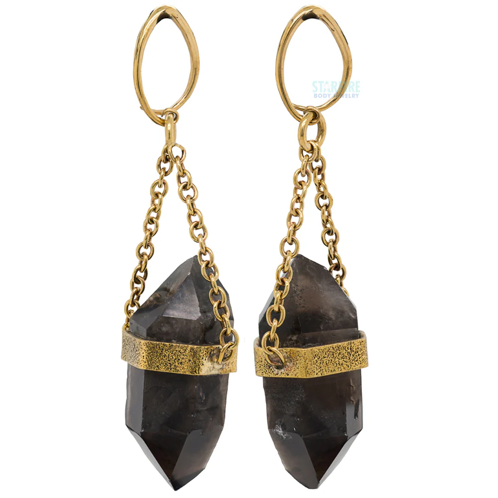 Natural Smoky Quartz Crystal Hangers - Image 2