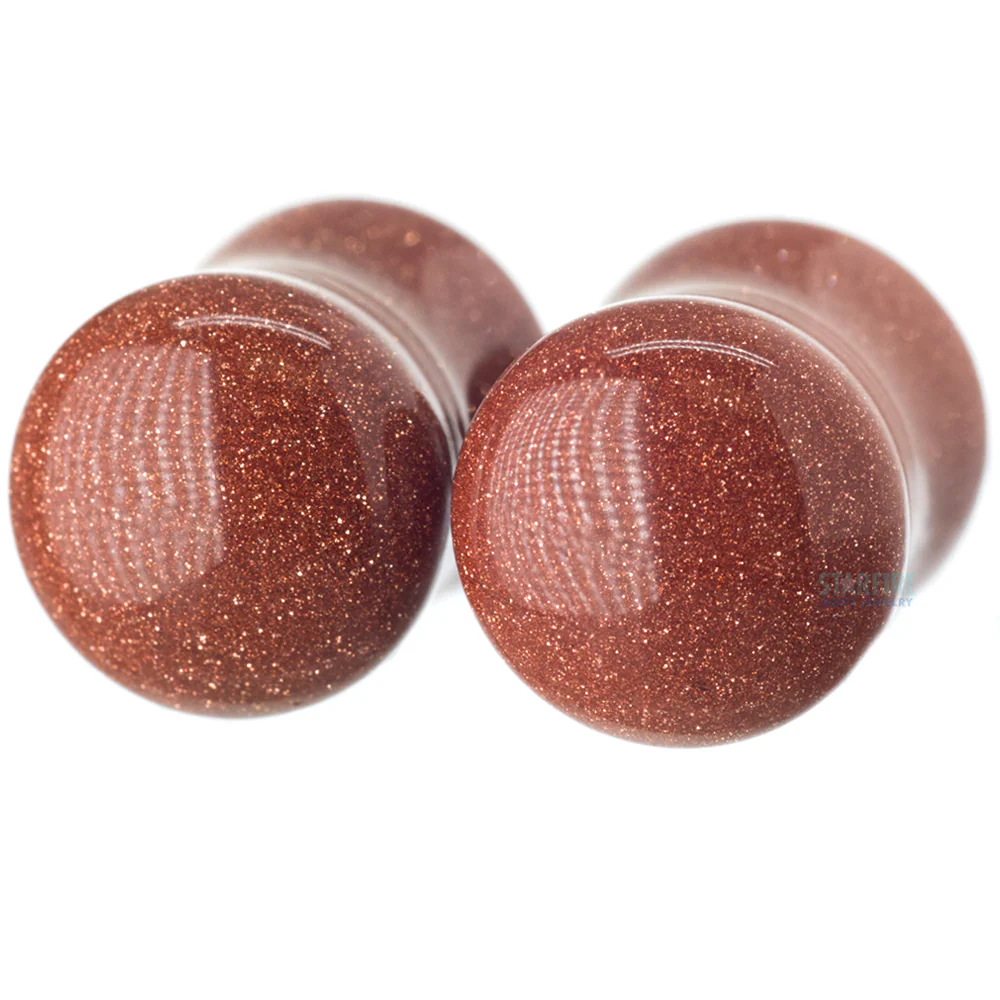Stone Plugs - Goldstone