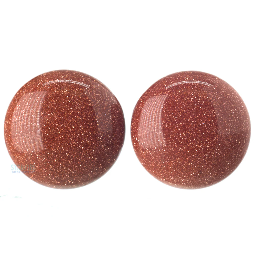 Stone Plugs - Goldstone - Image 2
