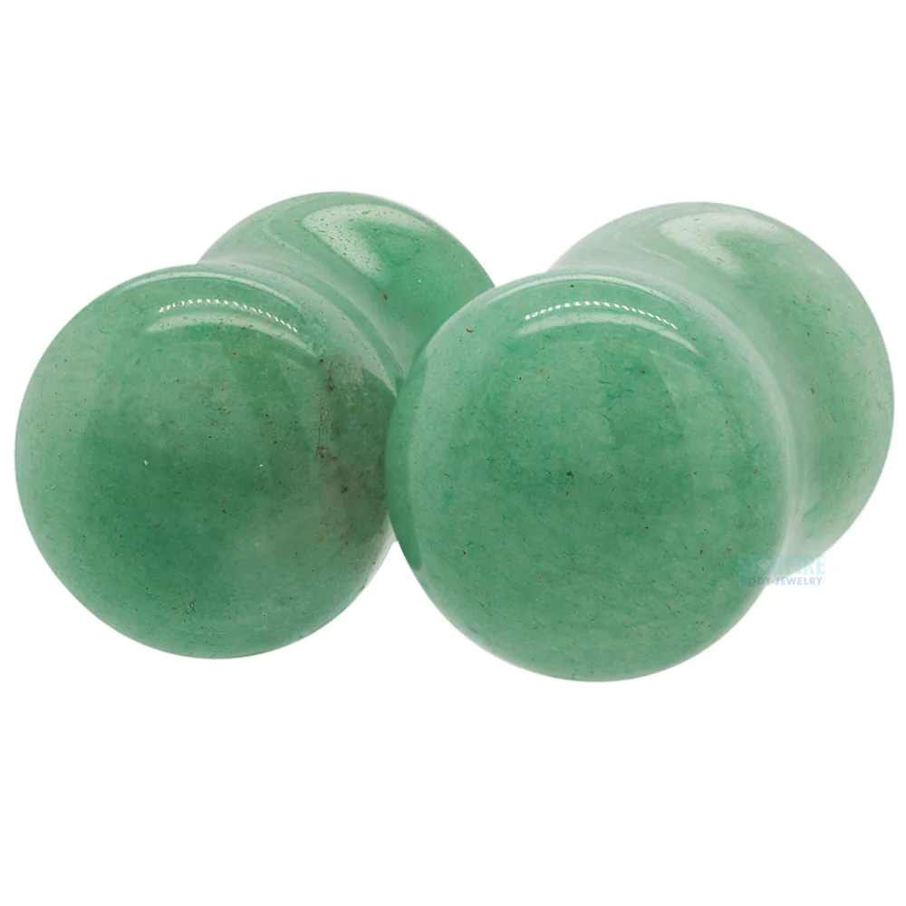 Stone Plugs - Green Aventurine - Image 2